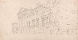 Harewood House, Yorkshire door Thomas Girtin